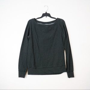 Nike dark gray dri-fit crew neck sweatshirt